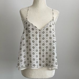 Aeropostale Sheer Tank V-neck Style